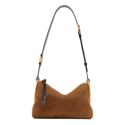 THE SCENE MEDIUM SHOULDER BAG IN SUEDE